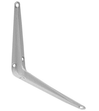ESCUADRA METALICA ESTAMPADA P/ESTANTERIA 200X150mm BLANCA