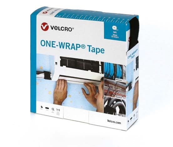 VELCRO® ONE-WRAP BRIDA CONTINUA 30mm X 5mt - NEGRO