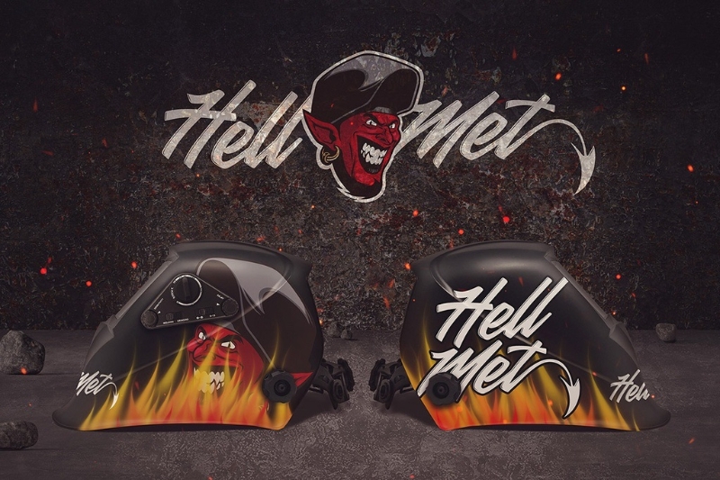 PANTALLA SOLDAR ELECTRONICA "HELLMET DEVIL" (DIN 5-8 / 9-13)