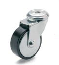 ARSA 22621 RUEDA Ø30mm GIRAT PASADOR NYLON NEGRO