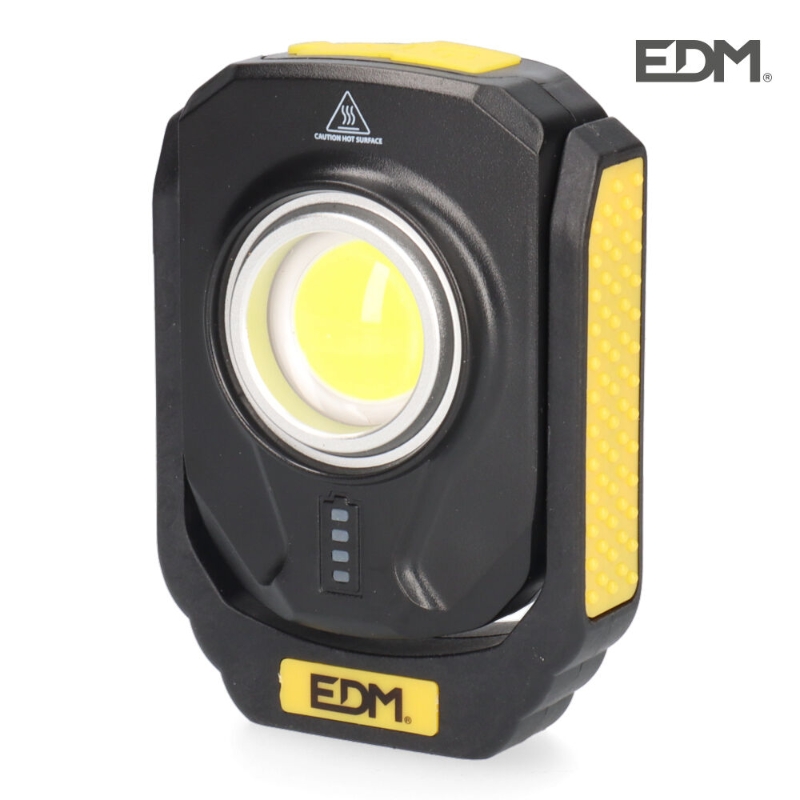 PORTATIL LED COMPACT RECARGABLE 10W 900 LUMEN EDM