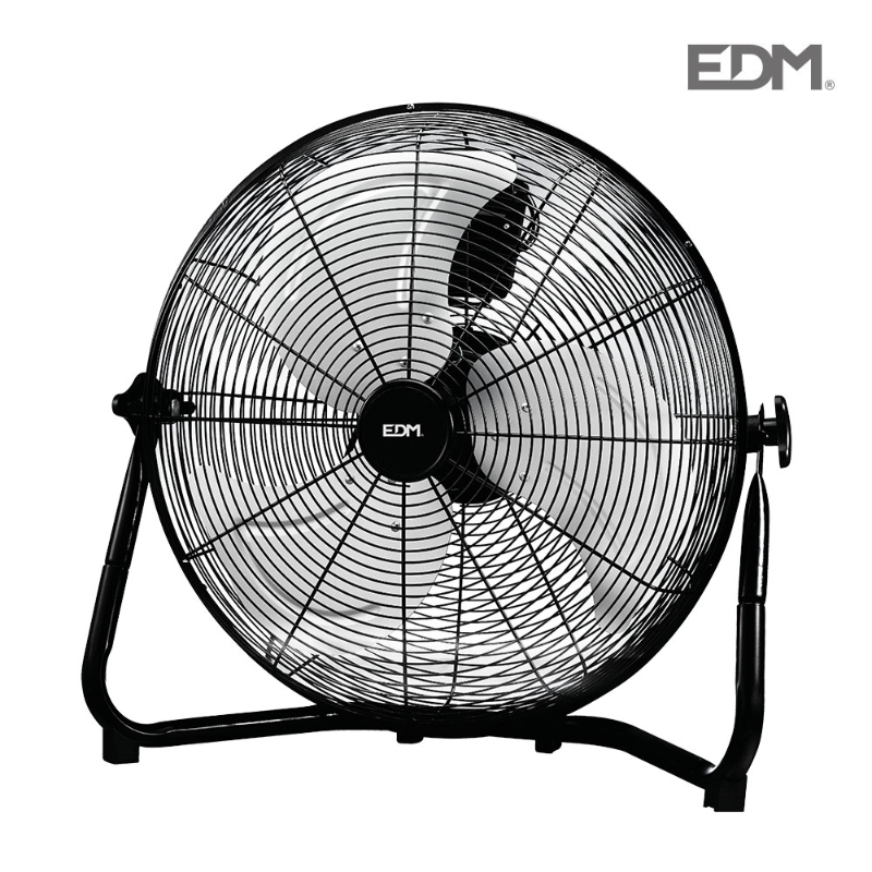 VENTILADOR INDUSTRIAL DE SUELO NEGRO 110