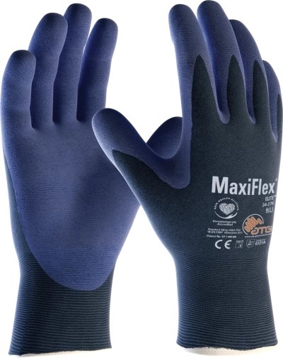 GUANTE NYLON NITRILO 4121A T-10 (MAXIFLE