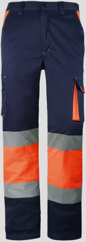   PANTALON AV NARANJA/MARINO ELASTICO (W