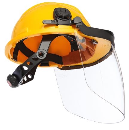 PANTALLA + CASCO AMARILLO PROTECCION ELE