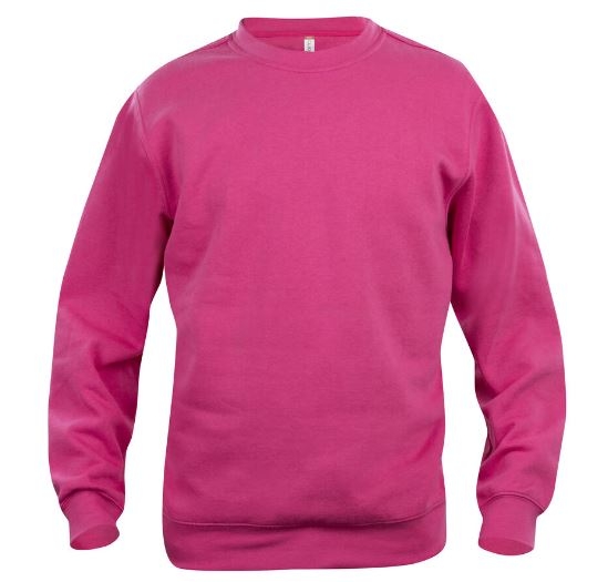 SUDADERA CEREZA CHICLE CUELLO REDONDO (C