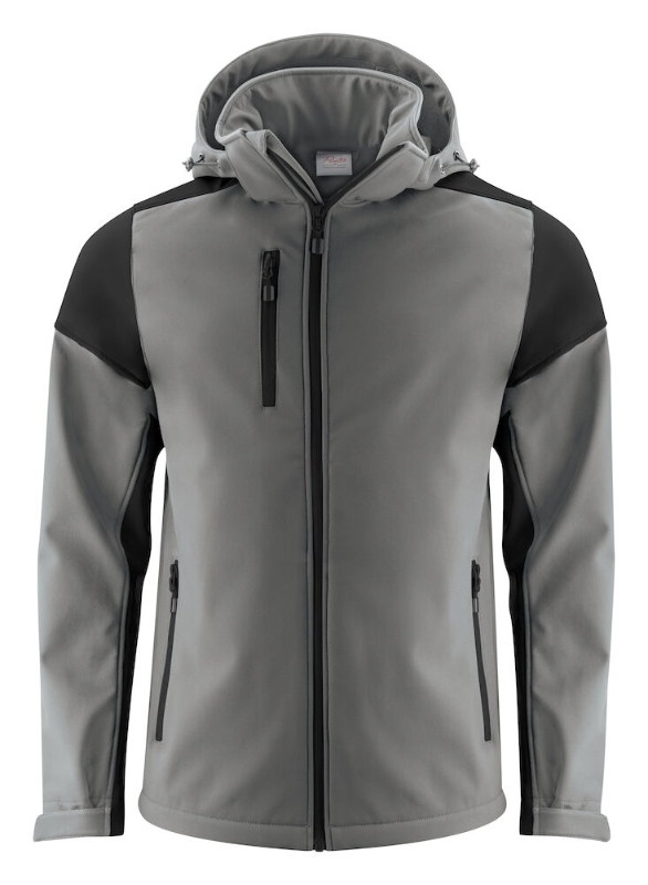    CHAQUETA SOFTSHELL GRIS/NEGRO (226106