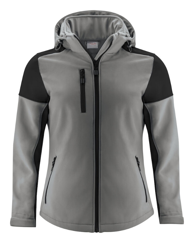    CHAQUETA SOFTSHELL GRIS/NEGRO MUJER (