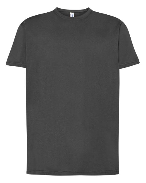 CAMISETA MANGA CORTA ALGODÓN GRIS  GRAFI