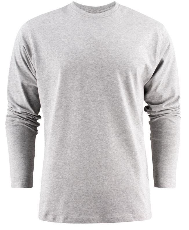 CAMISETA MANGA LARGA ALGODÓN GRIS (22640