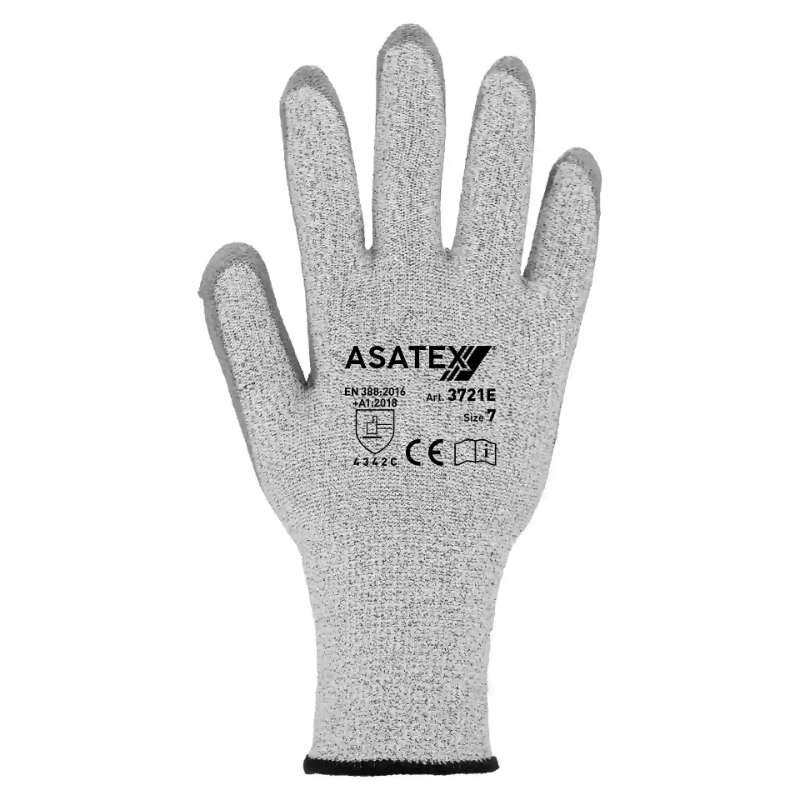 GUANTE ANTICORTE  HDPE PU GRIS 4342C (37