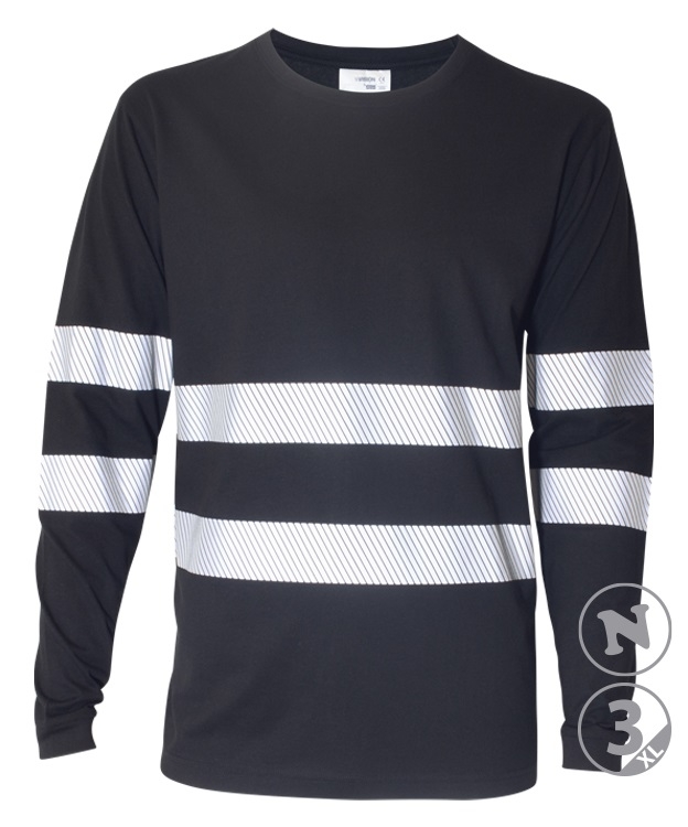 CAMISETA MANGA LARGA ALGODÓN MARINO REFL