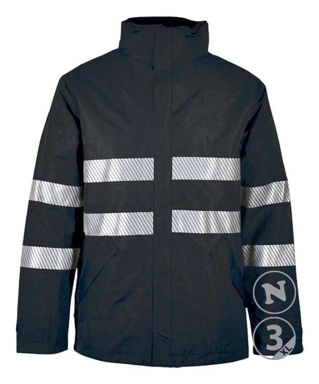 PARKA ACOLCHADA  NEGRO REFLEX (18026 - O