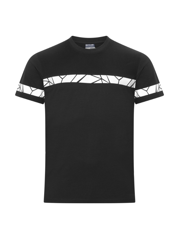 CAMISETA MANGA CORTA MEZCLA NEGRO/NEGRO 