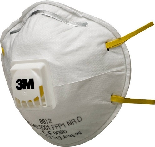 3M CAJA 10 UDES MASCARILLA DESECHABLE 8812 FFP1 C/VALVULA