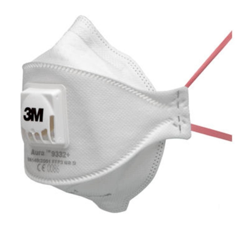 3M CAJA 10 UDES MASCARILLA DESECHABLE 9332 FFP3 C/VALVULA