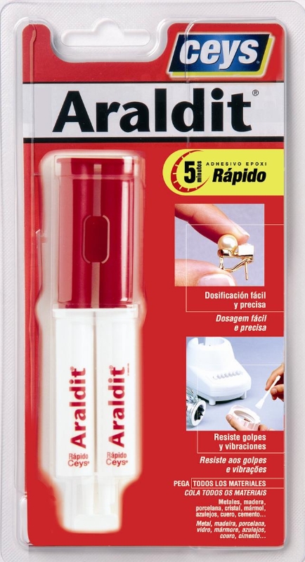 CEYS ARALDIT RAPIDO JERINGA 24ml (2 COMPONENTES)