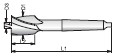 AVELLANADOR FRONTAL HSS Ø25x17 (M16)