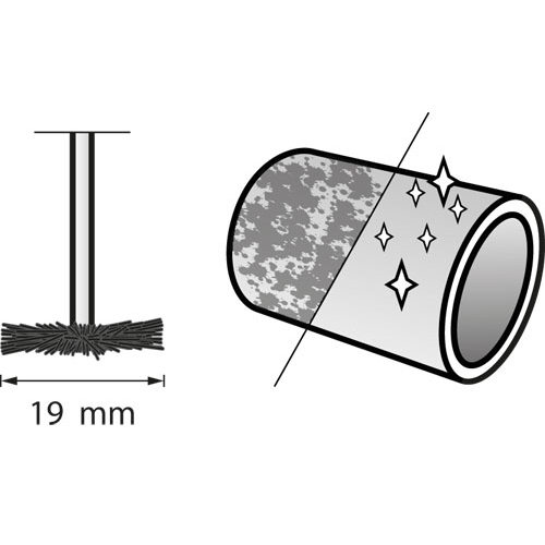 DREMEL X 2u. CEPILLO DE CERDA Ø19mm REF.403