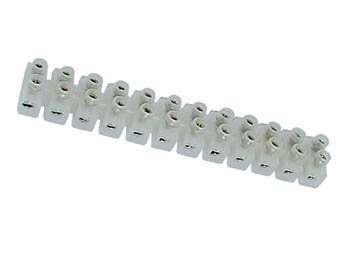 REGLETA CONEXION 2.5mm2 24A BLANCA 12 POLOS