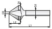 AVELLANADOR DIN 334C HSSE 60º Ø16