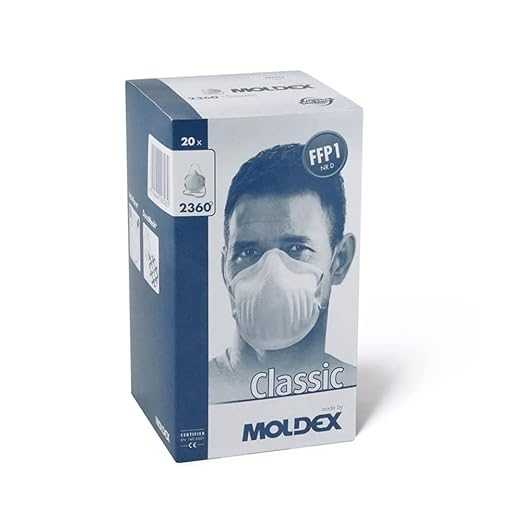 MOLDEX  CAJA 20 UDES MASCARILLA DESECHABLE 2360 FFP1 S/VALVULA*