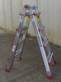 ESCALERA MULTIUSO ALUMINIO 5+5 PELDAÑOS