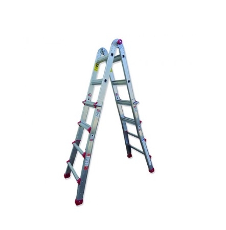 ESCALERA MULTIUSO ALUMINIO 6+6 PELDAÑOS