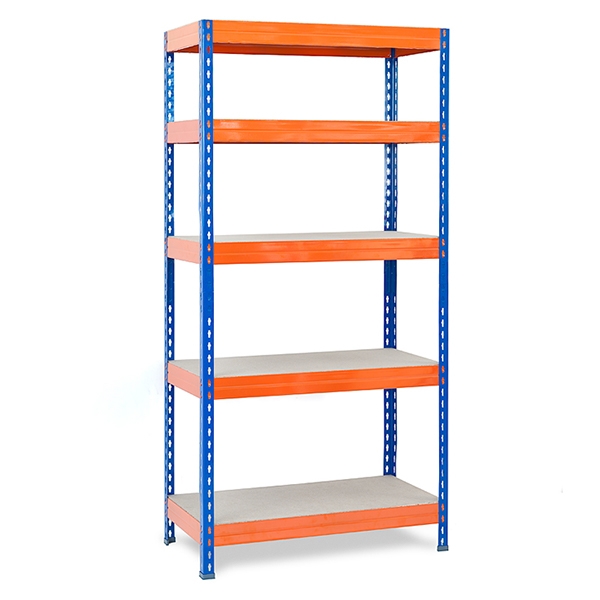 KIT ESTANTERIA STABIL 100/50 300KG 1920x1000x50mm NARANJA/AZUL