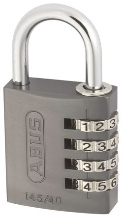 ABUS 145/40B TITANIO CANDADO COMBINACION ALUMINIO 4 DIGITOS