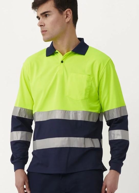 POLO 100%POL.AV AM/MARINO M/L T-XXL (4754)