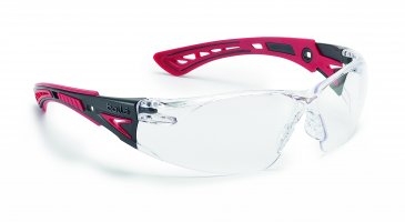 GAFAS BOLLE RUSH+ ROJO/NEGRO TRANSPARENTE RUSHPSI