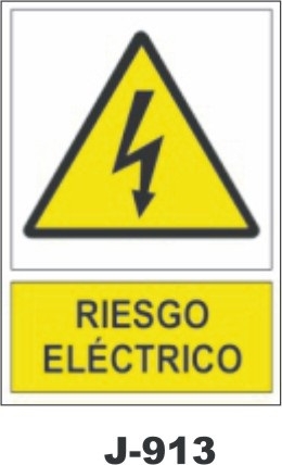 SENAL PVC 297X210 RIESGO ELECTRICO (J913)