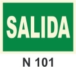 SENAL PVC 297X210 SALIDA (N101)